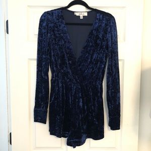 Velvet romper